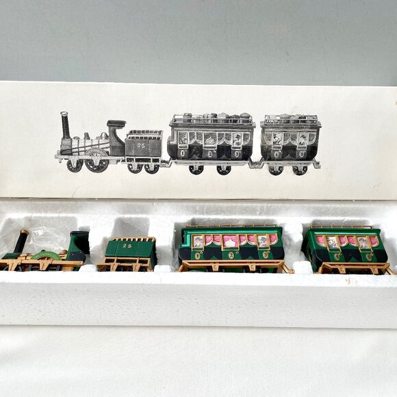 Department 56 The Flying Scot 4 Set Train Heritage Village Scene Accessory 53735 - Picture 13 of 16